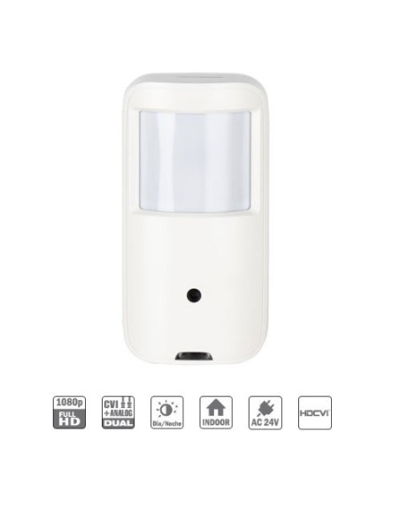 Minicámara Pinhole HDCVI 2M 1080P 0.002Lux Pinhole 2.8mm 12m 100º