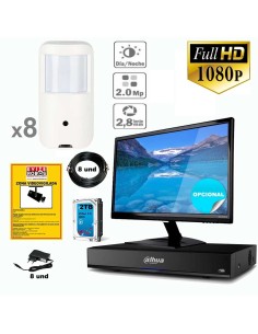 kit de 8 camaras ocultas Full-hd 2
