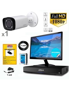 Kit camara de vigilancia para exterior con calidad full-hd 2