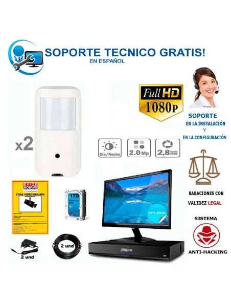 camaras ocultas full-hd con sistema anti-hacking