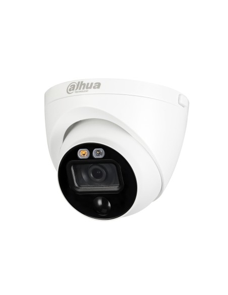 DOMO FIJO HDCVI CON PIR INFRARROJO Y DISUASION ACTIVA MARCA DAHUA PARA INTERIOR Y EXTERIOR 5MGPX