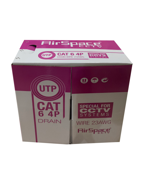 Cable UTP Categoría 6 de 305 Metros en Color Gris