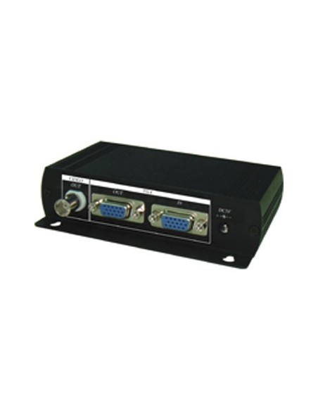 Conversor duplicador de camaras de vigilancia de bnc a vga