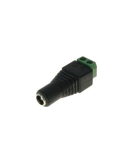 Conector de Alimentación DC Hembra a Terminal para cctv