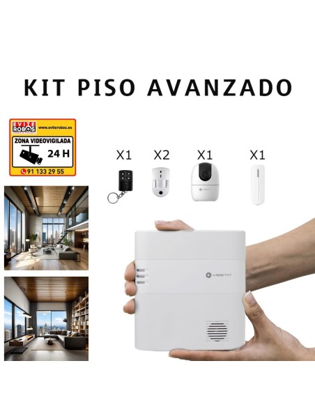 Kit Piso Avanzado: Protección Inteligente con Fotodetectores Antimascotas sin cuotas mensuales