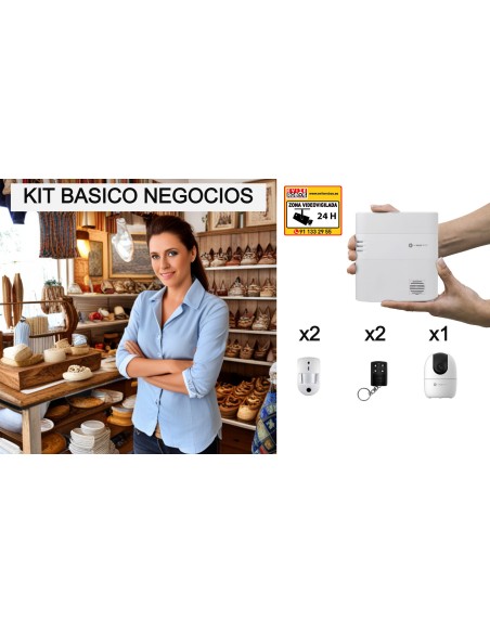 Kit de Alarma negocios  Basico: Protección Integral y Control Total