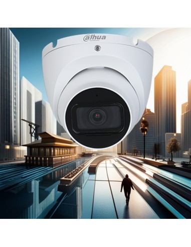 Potente Domo 4 en 1 de 8MP con Smart IR y micrófono integrado