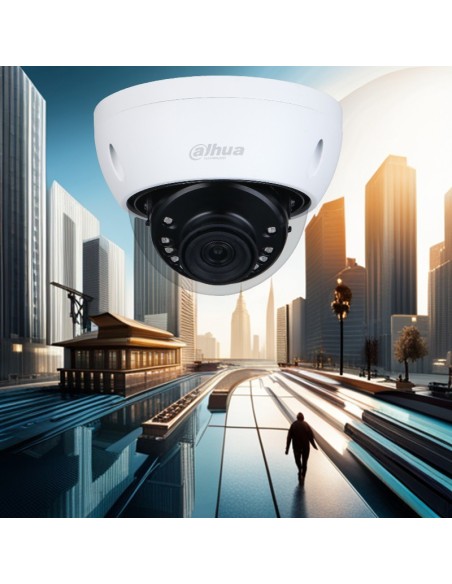 Domo fijo 5MGP Dahua 4 en 1 PRO WDR REAL antivandálico con Smart IR