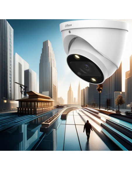 Domo Dahua Full-Color | Smart IR 40m | Exterior OPTICA MOTORIZADA