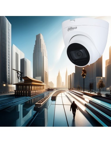 Cámara de vigilancia IP con sensor CMOS de 2 megapíxeles y funciones avanzadas de seguridad