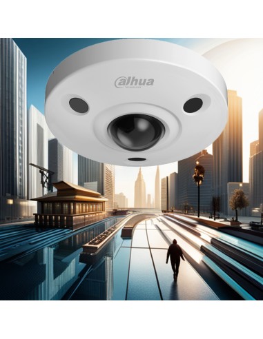 Cámara de vigilancia IP Dahua WizMind Domo Fisheye 8MP