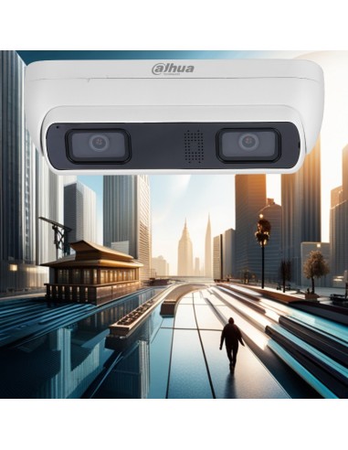 Cámara IP Dahua WizMind dual cuenta personas