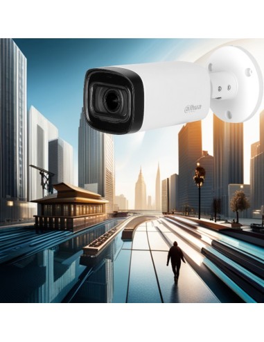 Cámara Bullet Dahua 4 en 1 PRO de 5MP con Smart IR de 60m - Ideal para Exteriores