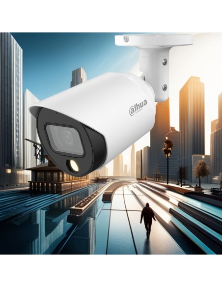 Cámara bullet 4 en 1 Dahua Full-Color con Smart Light 30m para Exterior
