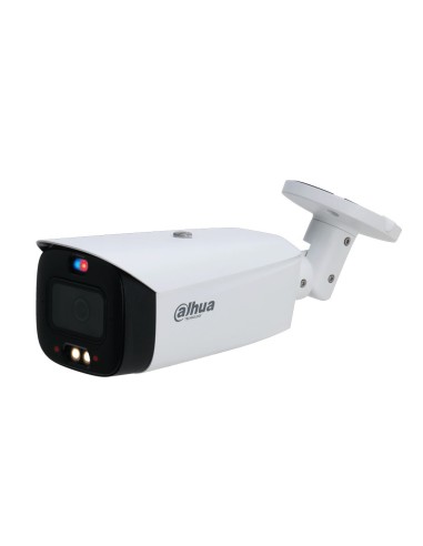 Cámara Bullet IP Dahua Full-Color con Disuasión Activa y Iluminación Blanca Smart de 40m para exteriores