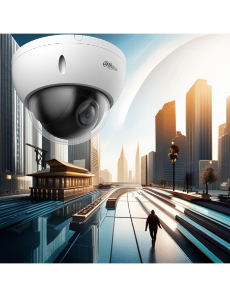 Domo Motorizado 4 en 1 Día/Noche | 100°/seg | Antivandálico | Exterior e interior