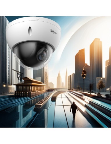 Domo PTZ IP Dahua WizSense: Vigilancia Avanzada con Zoom Óptico 4X