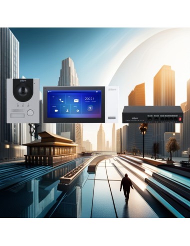 Kit de Videoportero IP Dahua: Comunicación y Control de Acceso Inteligente