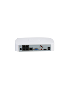 NVR IP Dahua de 4 Canales 4K/8MP: Vigilancia de Alta Definición con Audio Bidireccional y Alimentación PoE 2