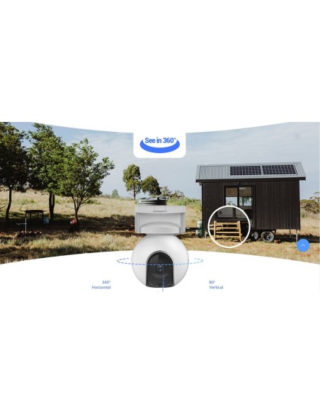 Cámara EZVIZ EB8 4G: Protección Ininterrumpida y Sin Límites