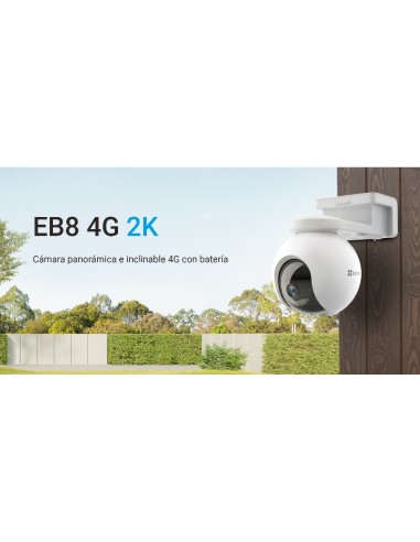 Cámara EZVIZ EB8 4G: Protección Ininterrumpida y Sin Límites