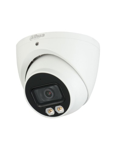 Camara de seguridad tipo Domo HDCVI 2M con audio DN ICR IR20m 0Lux 2.8mm IP67 marca dahua