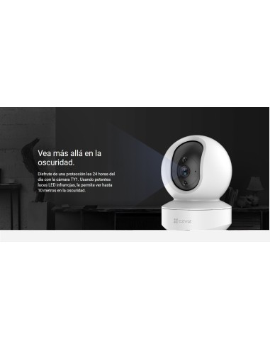 Cámara de seguridad EZVIZ TY1 4MP con paneo de 360°