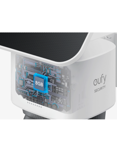 Cámara de Seguridad Eufy SoloCam S340 con Doble Lente y Energía Solar
