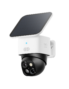 Cámara de Seguridad Eufy SoloCam S340 con Doble Lente y Energía Solar