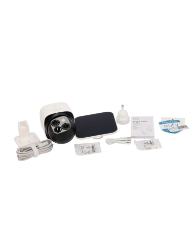 Cámara de Seguridad Eufy SoloCam S340 con Doble Lente y Energía Solar