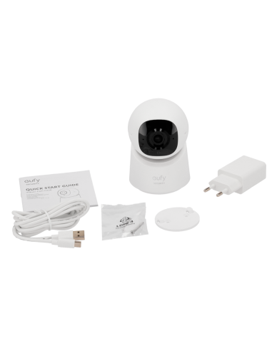 Eufy IndoorCam C220 - Cámara de Seguridad Interior con Resolución 2K y Visión de 360°