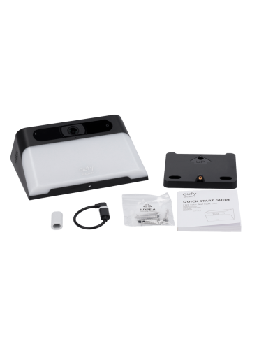 Eufy Solar Wall Light Cam S120 - Seguridad Solar 2K con Luz Integrada