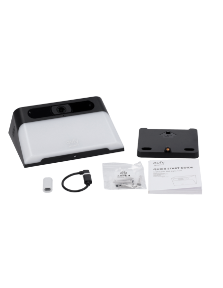 Eufy Solar Wall Light Cam S120 - Seguridad Solar 2K con Luz Integrada