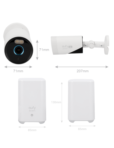Kit de Cámara de Seguridad 4K EUFY E330 de Alta Definición - Doble Cámara