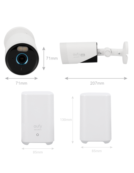 Kit de Cámara de Seguridad 4K EUFY E330 de Alta Definición - Doble Cámara