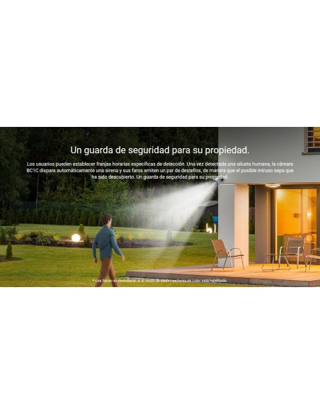 Cámara de vigilancia inalámbrica y recargable EZVIZ BC1C con vídeo de 2K y protección IP66