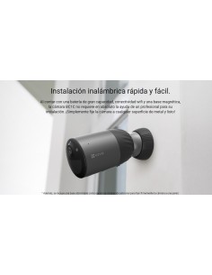 Cámara de vigilancia inalámbrica y recargable EZVIZ BC1C con vídeo de 2K y protección IP66 2