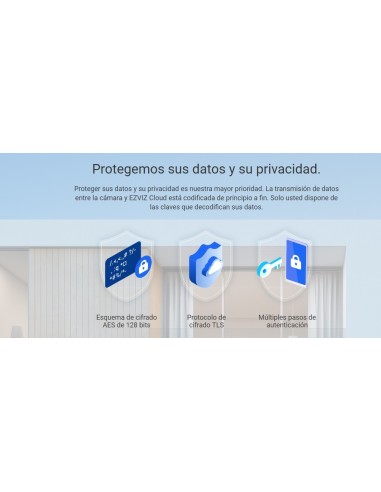 Cámara de vigilancia inalámbrica y recargable EZVIZ BC1C con vídeo de 2K y protección IP66