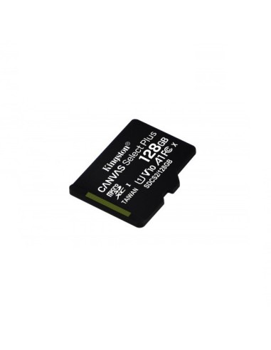 Tarjeta MicroSD Kingston Canvas Select Plus 128GB – Clase 10, UHS-I, Ideal para Grabación Full HD en Smartphones y Cámaras