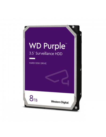 Disco Duro WD Purple de 8TB - Optimizado para CCTV y Videovigilancia