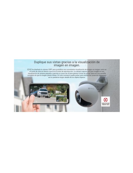 Cámara de vigilancia Ezviz C8PF: la mejor opción para proteger tu hogar