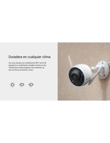 Cámara H3 2K: Protección y Funciones Inteligentes para un Hogar Más Seguro