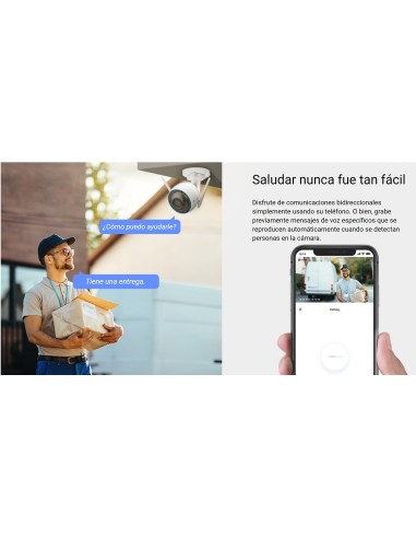 Cámara H3 2K: Protección y Funciones Inteligentes para un Hogar Más Seguro
