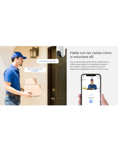 EZVIZ H8c Cámara Exterior Wi-Fi 360° Full HD | Compra en Eviterobos
