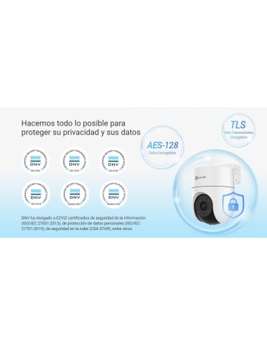 EZVIZ H8c Cámara Exterior Wi-Fi 360° Full HD | Compra en Eviterobos