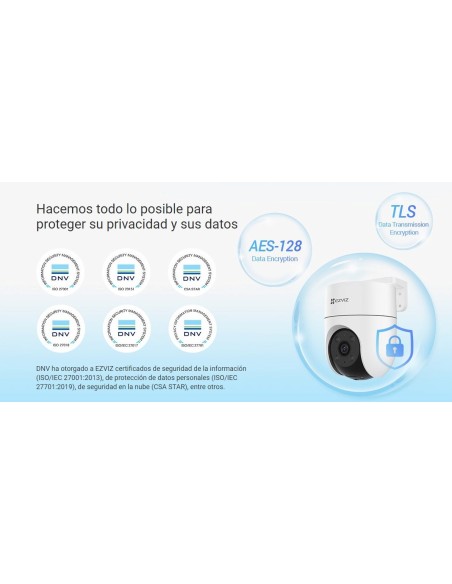 EZVIZ H8c Cámara Exterior Wi-Fi 360° Full HD | Compra en Eviterobos