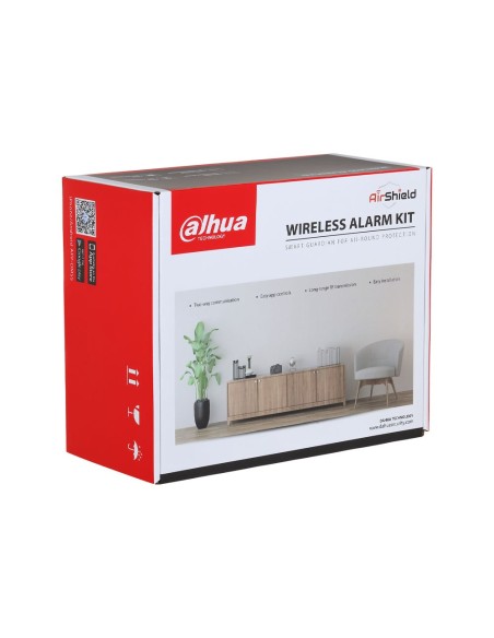 Kit Alarma Dahua 4G LTE Inalámbrico con Central, PIR, Contacto Magnético y Pulsador | Evite Robos
