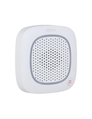 Sirena Inalámbrica Dahua con Intercomunicador y Alarmas Multipropósito de Alta Potencia