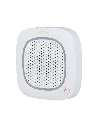 Sirena Inalámbrica Dahua con Intercomunicador y Alarmas Multipropósito de Alta Potencia