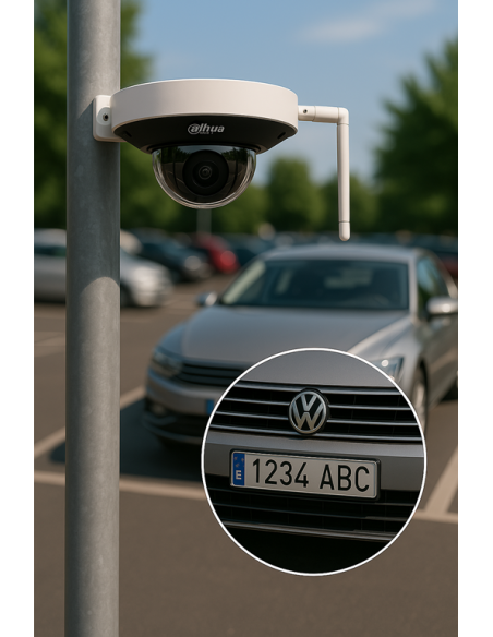 Mini Domo Motorizado StarLight IP Wi-Fi para Exteriores con Iluminación IR y Funciones Avanzadas de Seguridad